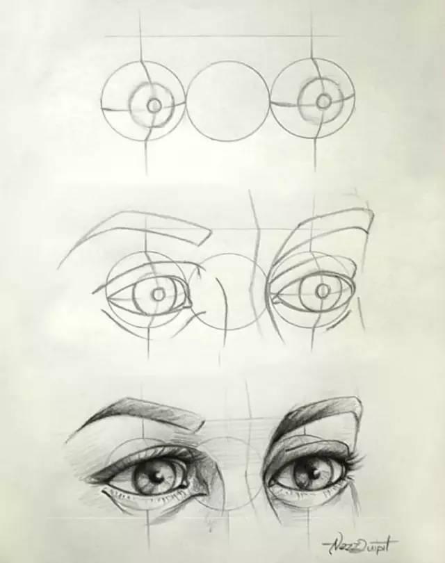 「美术资料」教你如何画眼睛