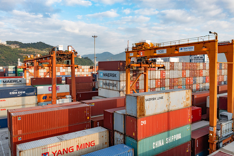 中国上海到纽约超限货物运输专属货轮路径