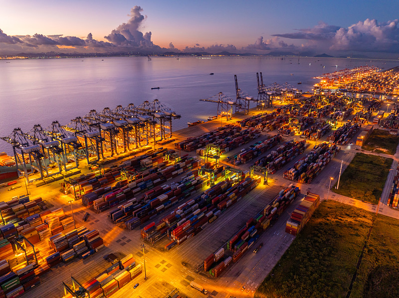 云南—昆明到美国-洛杉矶集装箱船运输区域循环航线