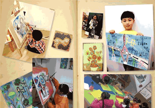 益想树少儿创意美术教室——配备了专业安全的儿童绘画材料