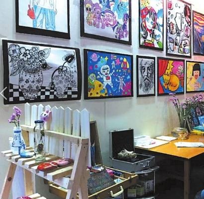 艺彩画室——专业从事4-16岁少儿的美术培训活动
