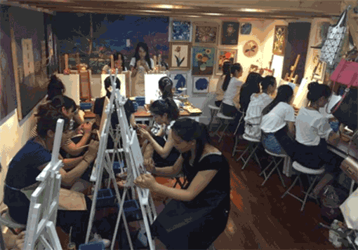 九艺画室——教学内容成人油画，青少年艺术