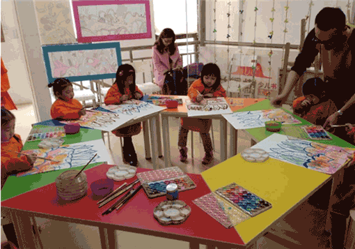 益想树少儿创意美术教室——配备了专业安全的儿童绘画材料