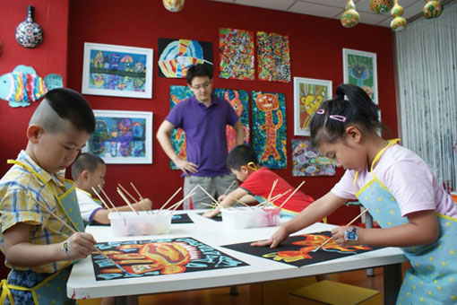 东方绘国际少儿美术教育——专业从事3-16岁的儿童美术高端教育