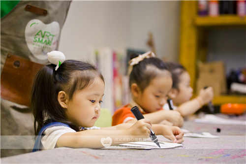 孩子对于儿童美术的兴趣