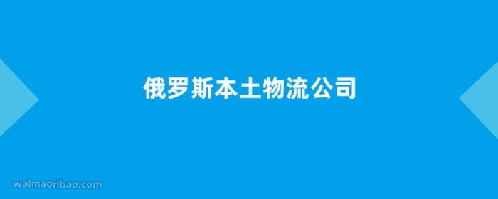 俄罗斯本土物流公司有哪些 俄罗斯本土物流公司有哪些