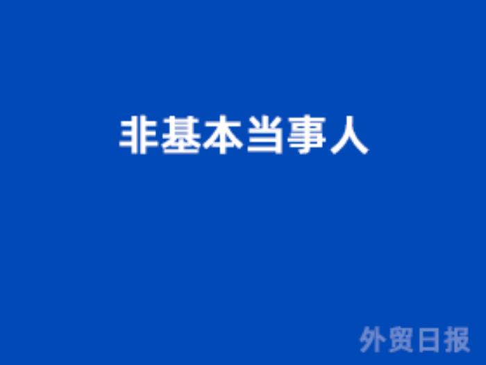 非基本当事人