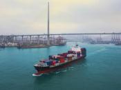 原木通过中国大连国际货运派送至博伊西(Boi