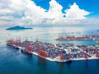 文具通过中国上海国际物流准时送达南非德班