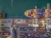 铝材经过山东青岛跨境物流完整送达日本东京