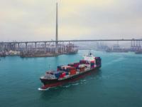 原木通过中国大连国际货运派送至博伊西(Boise)