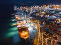 棉织品利用广州国际快递运抵美国长滩