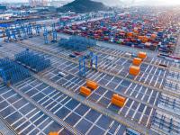 桥梁用木材通过广东广州环球货运运抵南非德班