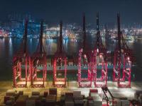 湖北港口汉欧国际首趟中亚农产品运贸专列抵汉